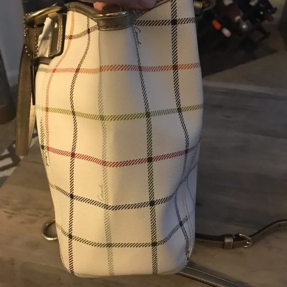 Multicolored Authentic Coach bag with strap and zipper - Picture 9 of 13